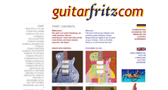 Desktop Screenshot of guitarfritz.com