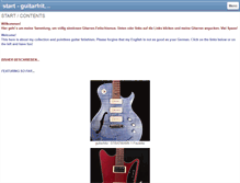 Tablet Screenshot of guitarfritz.com